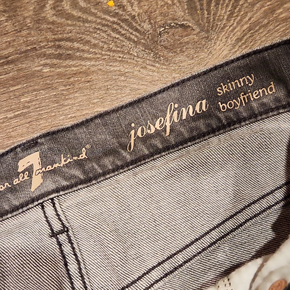 ❤ 7 FOR ALL MANKIND JOSEFINA SKINNY BOYFRIEND JEANS, 4 (27) - Picture 7 of 11